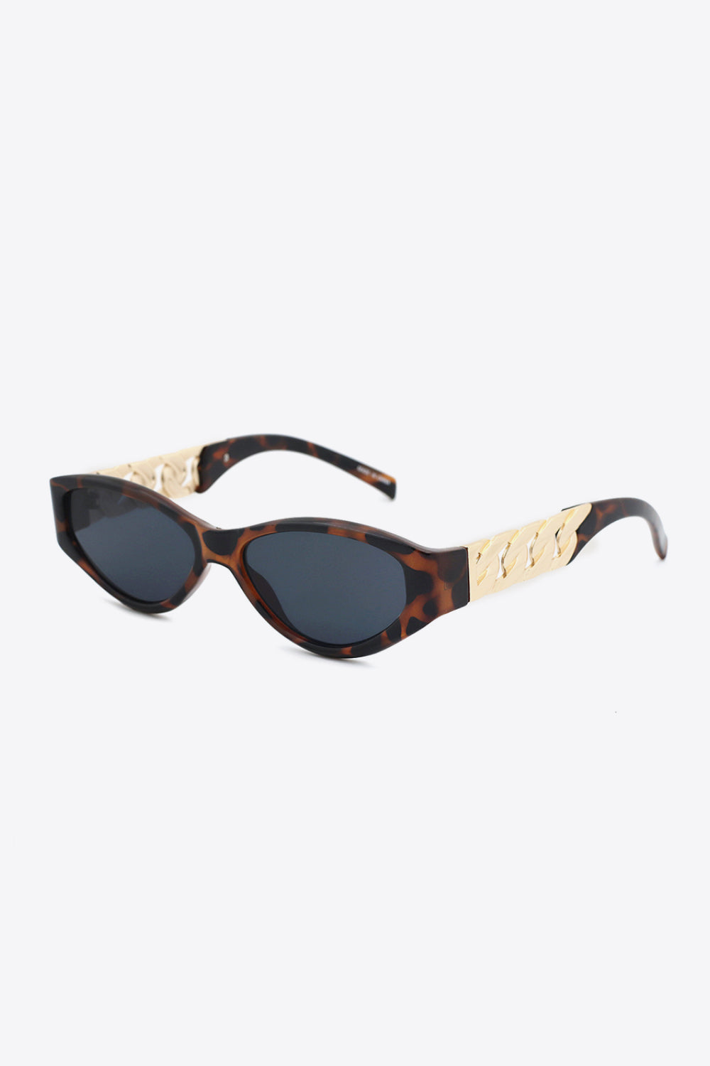 Chain Temple Cat-Eye Sunglasses — view 9