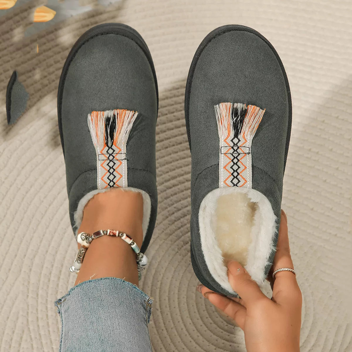 Round Toe Platform Slippers — view 7