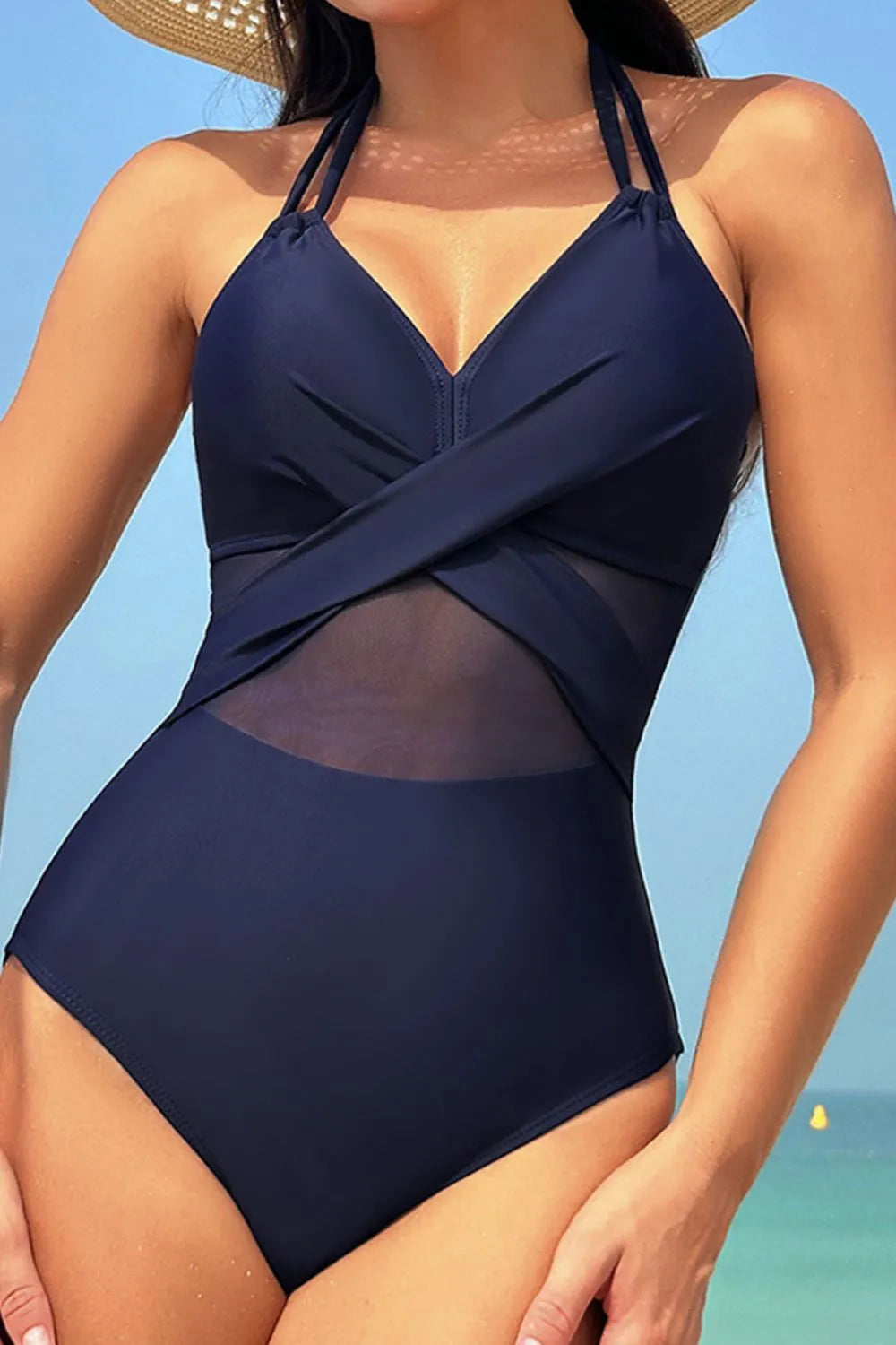Crisscross Halter One-Piece — view 5