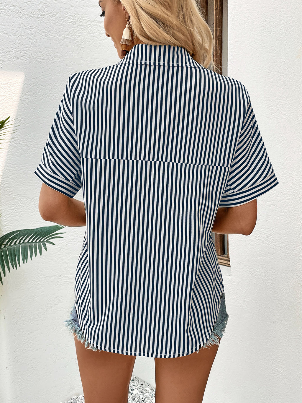 Lapel Collar Blouse — view 2