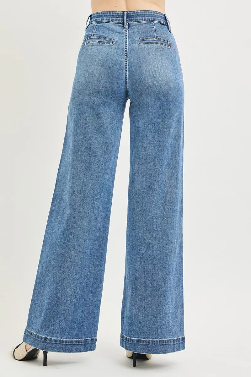 Elastic Tummy Control Jeans — view 5