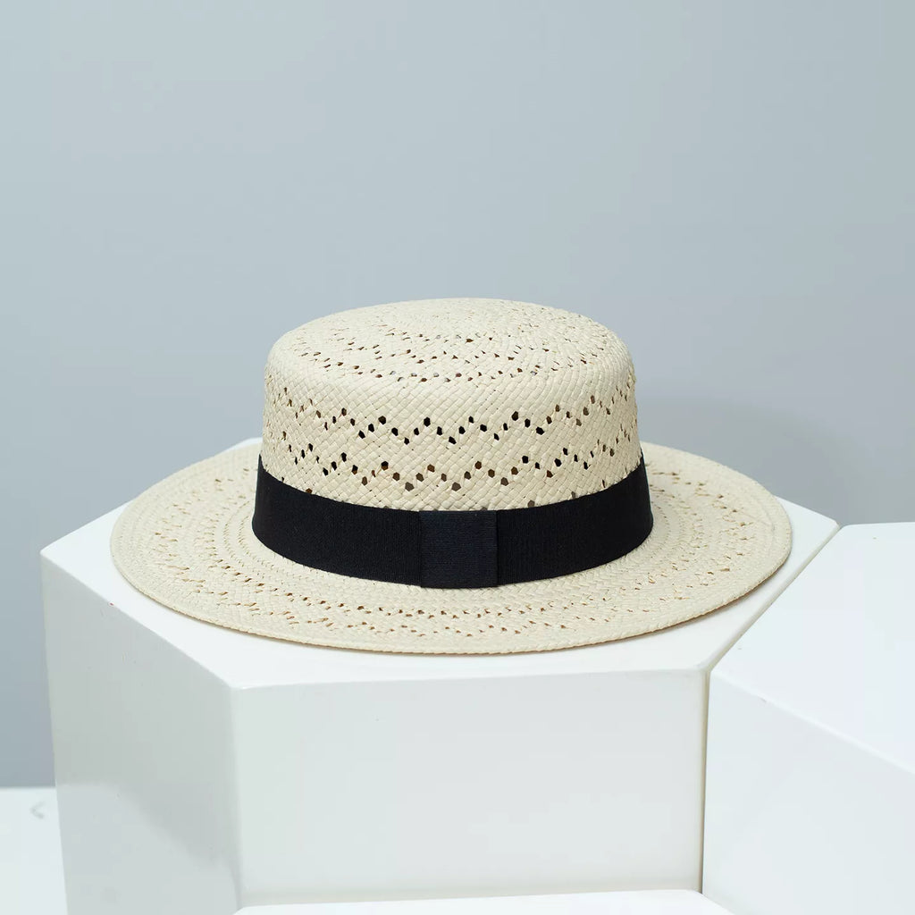 Woven Boater Hat — view 2