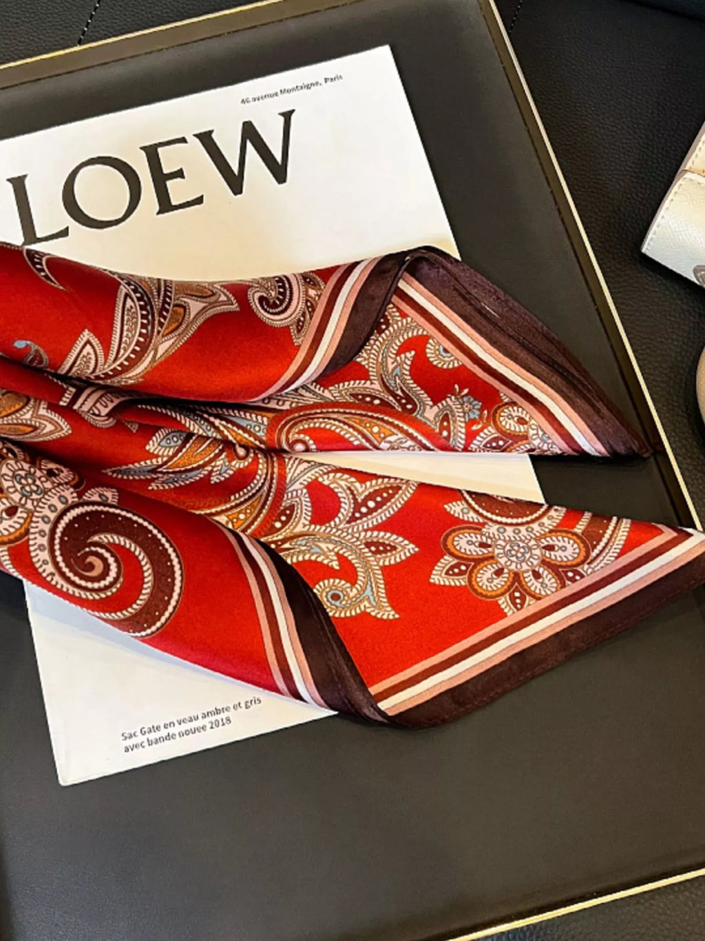 Vintage Paisley Scarf — view 6
