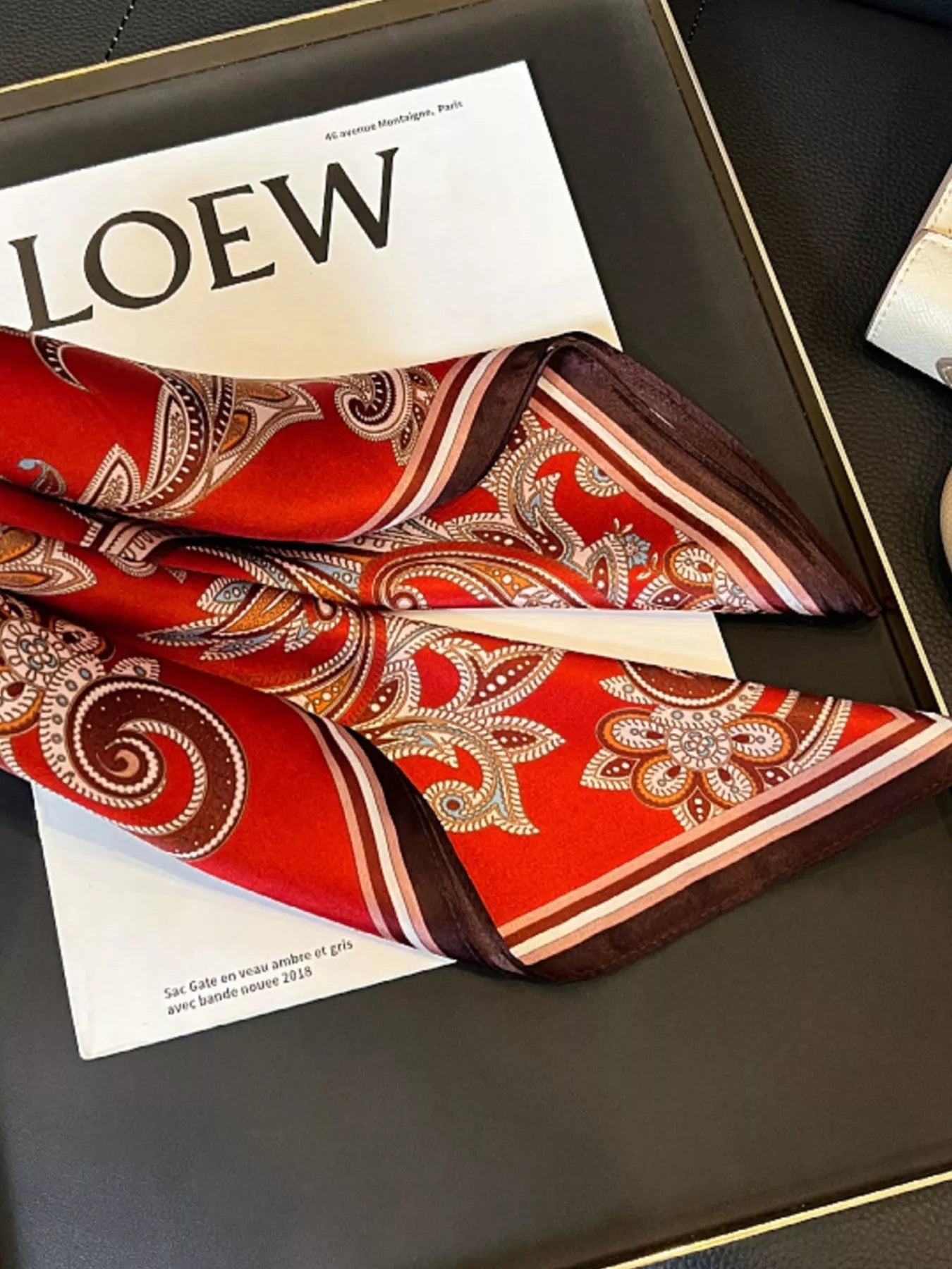 Vintage Paisley Scarf — view 6