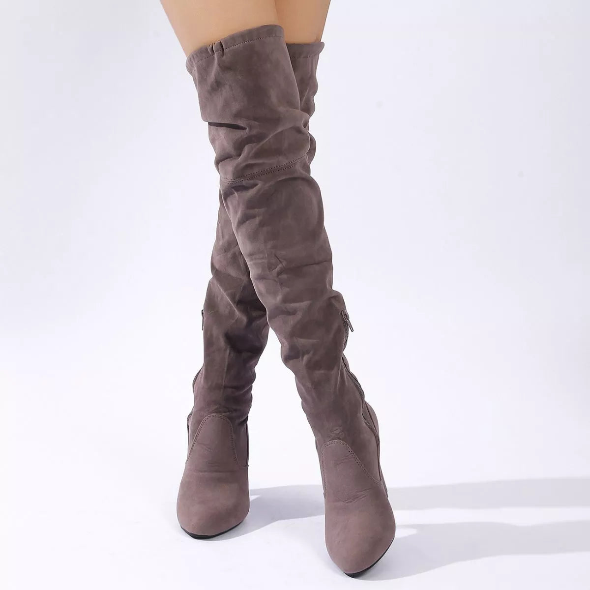 Over-the-Knee High Heel Boots — view 4
