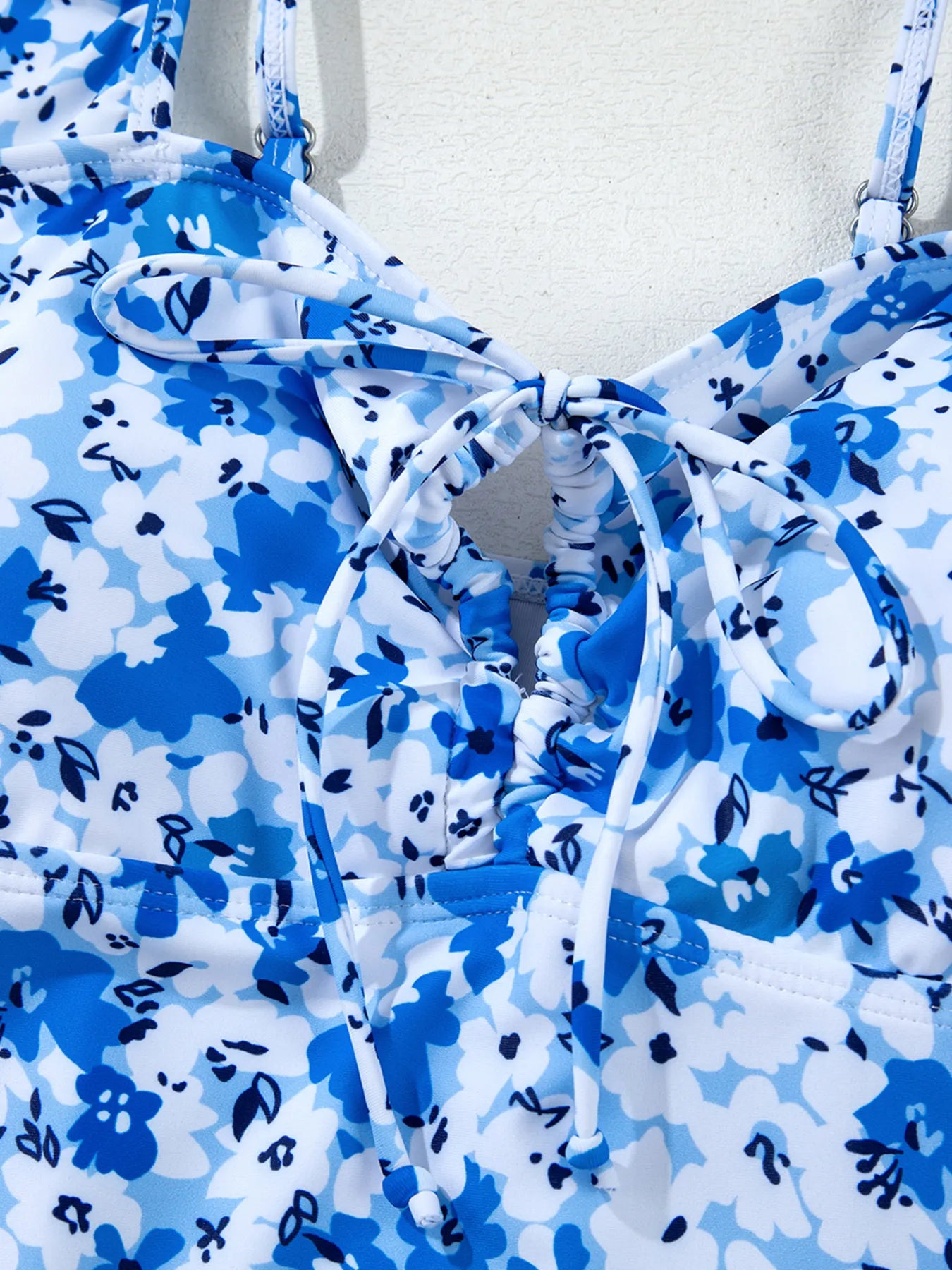 Floral Hollow Out One-Piece — view 12