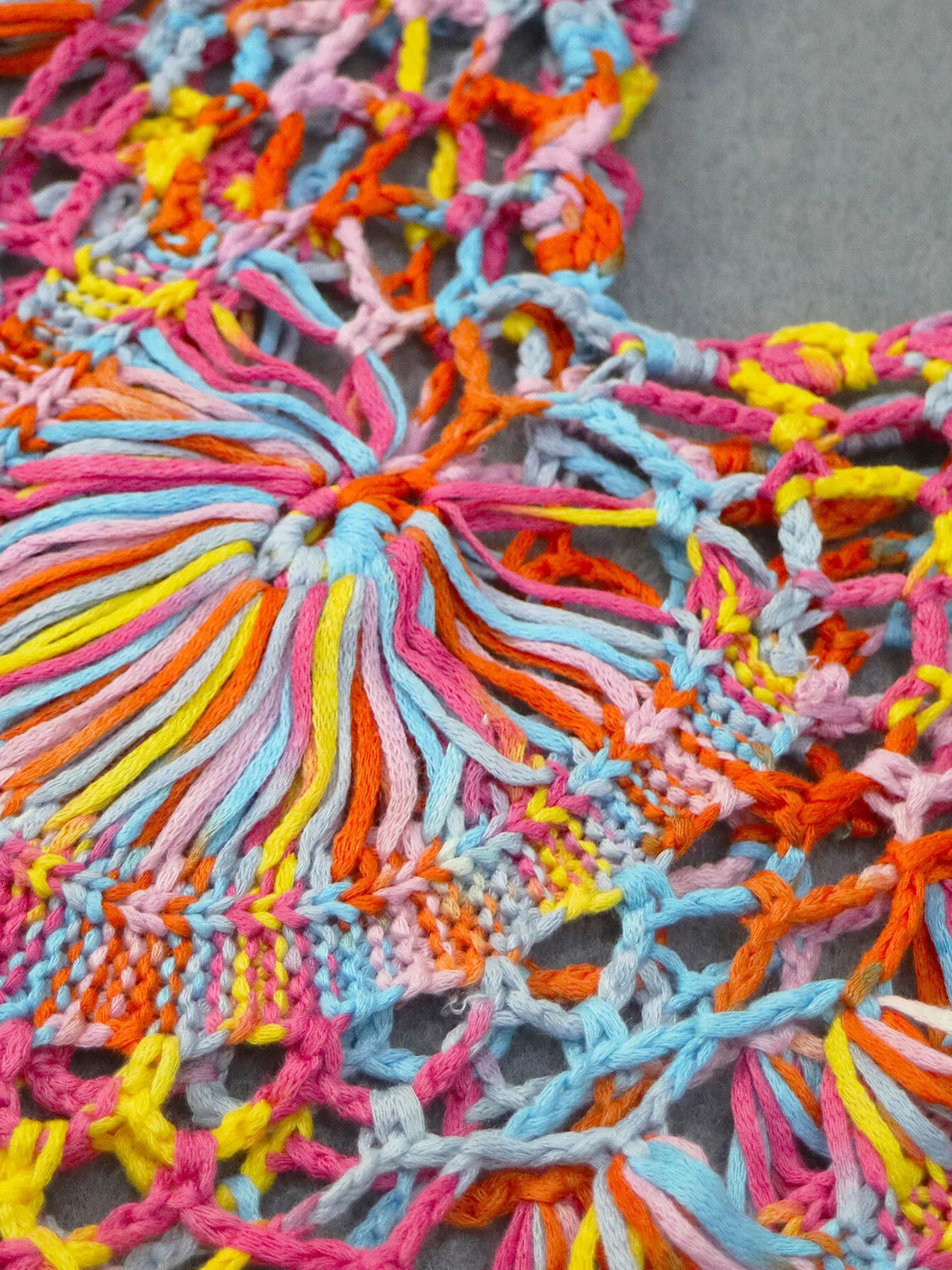 Crochet Fringe Beach Cover-Up — view 14