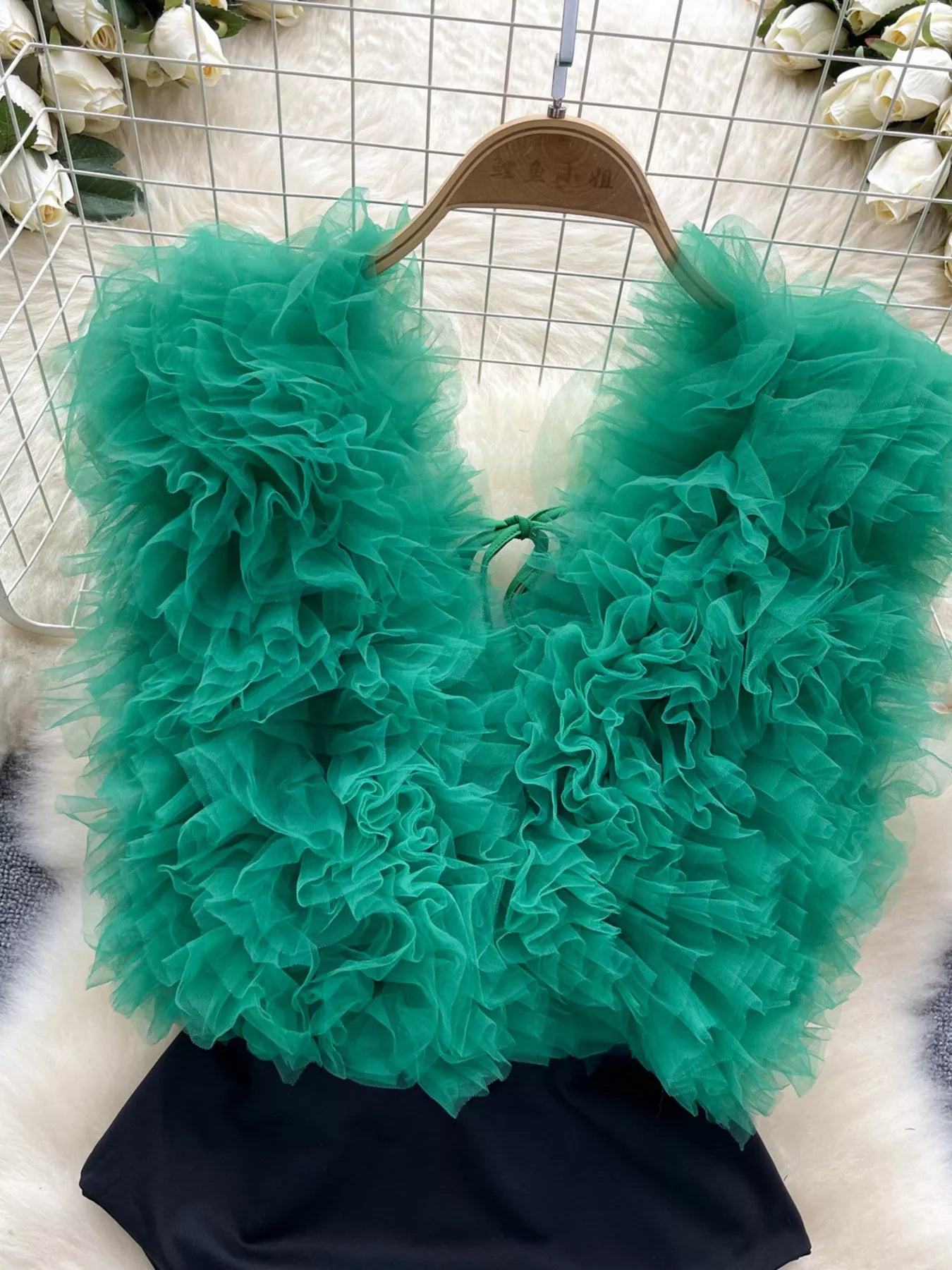 Ruffle Trim Bodysuit — view 18
