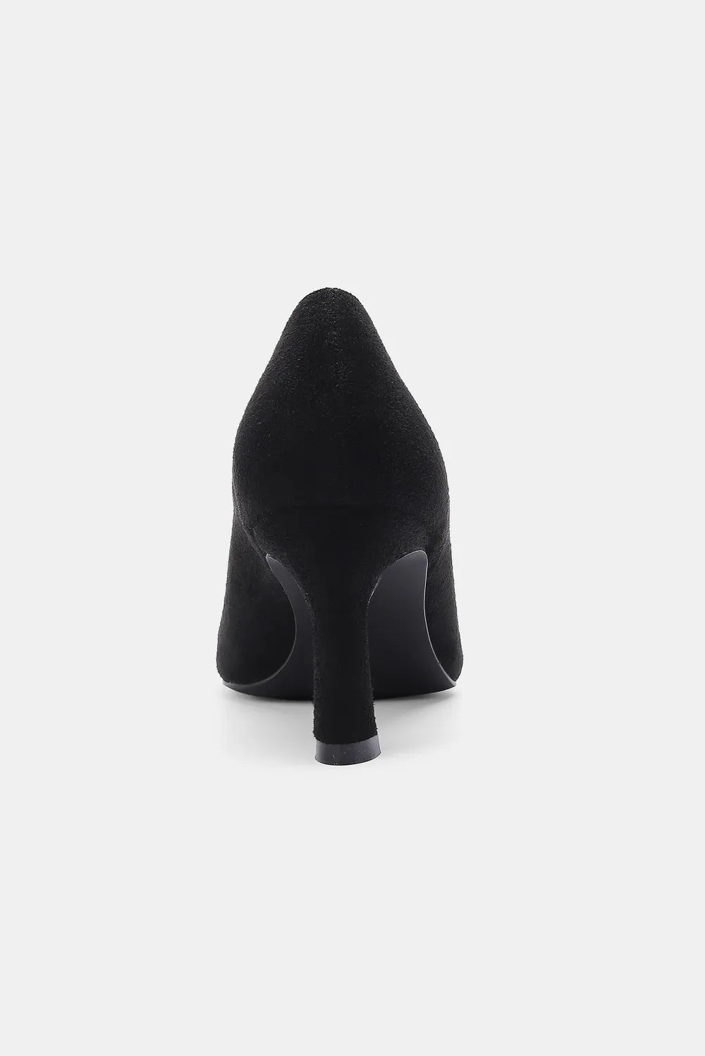 Faux Suede Point Toe Pumps — view 6