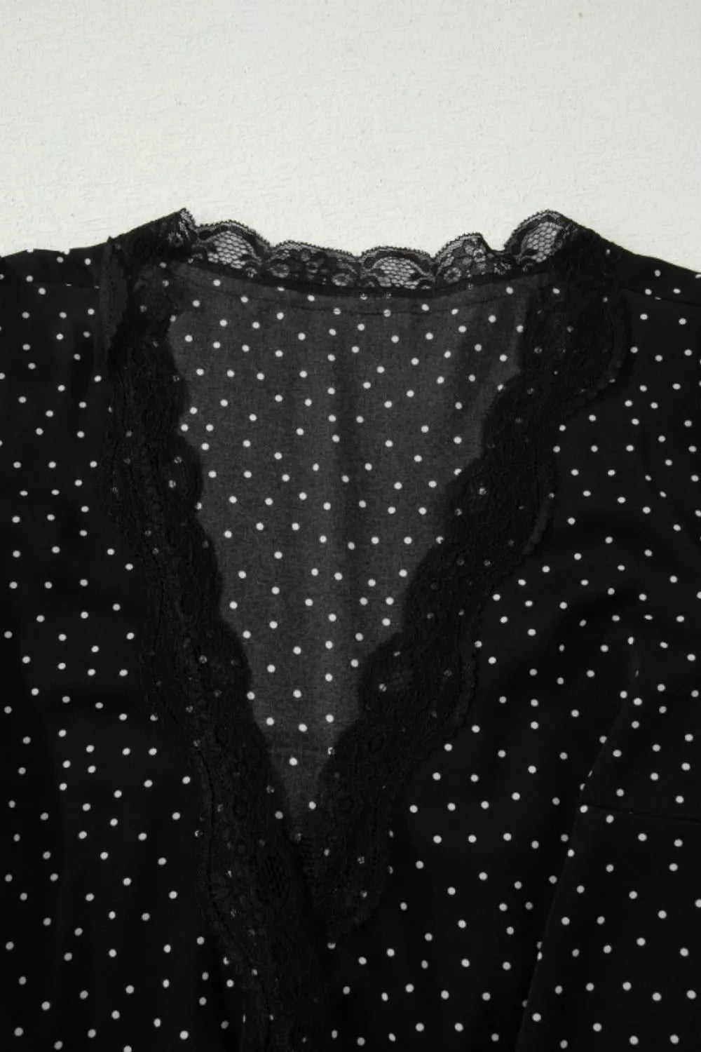 Polka Dot Wrap Dress — view 8