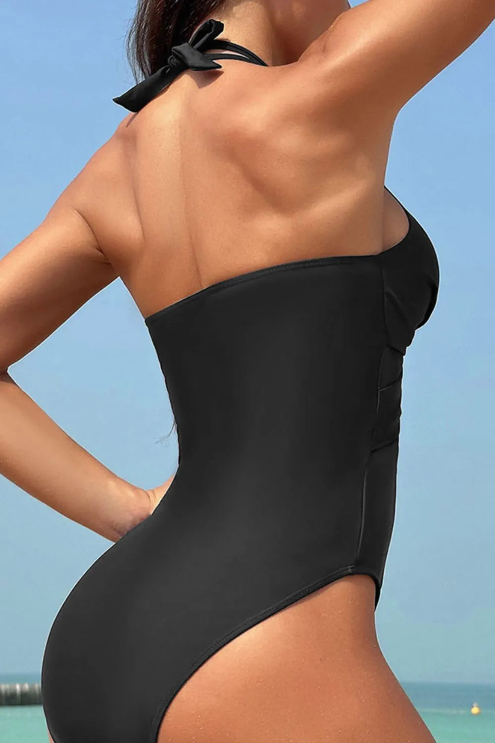 Crisscross Halter One-Piece — view 3