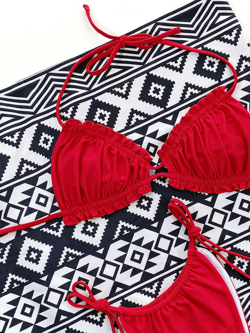 Frill Halter Bikini — view 12