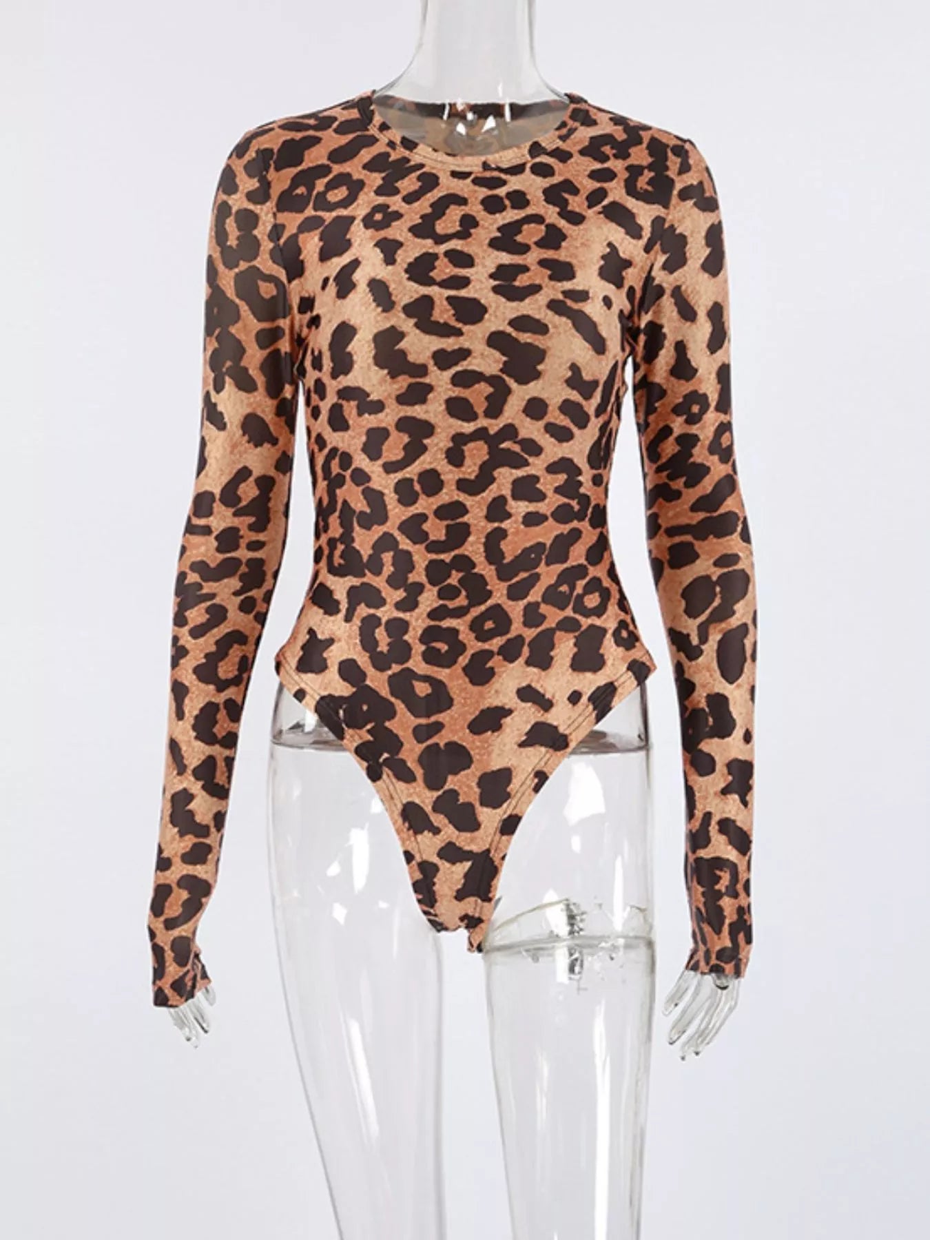 Leopard Long Sleeve Bodysuit — view 6