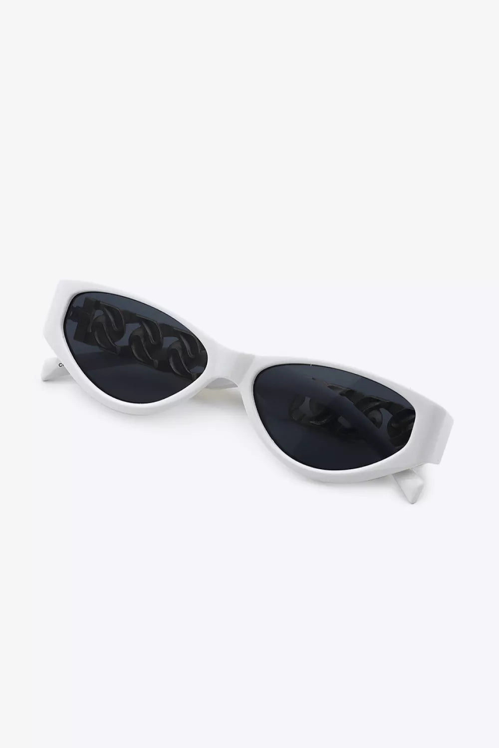 Chain Temple Cat-Eye Sunglasses — view 2