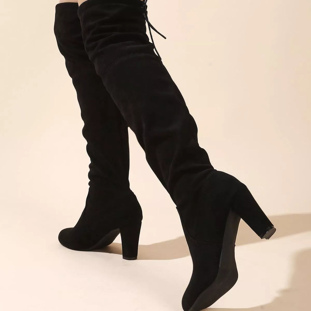 Over-the-Knee High Heel Boots — view 7
