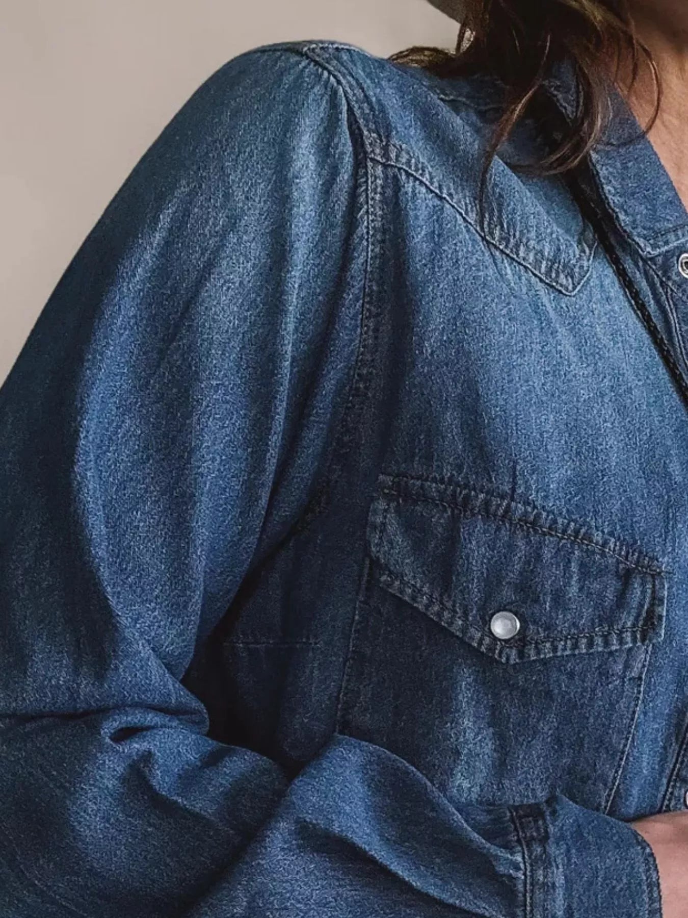 Washed Denim Shirt — view 4