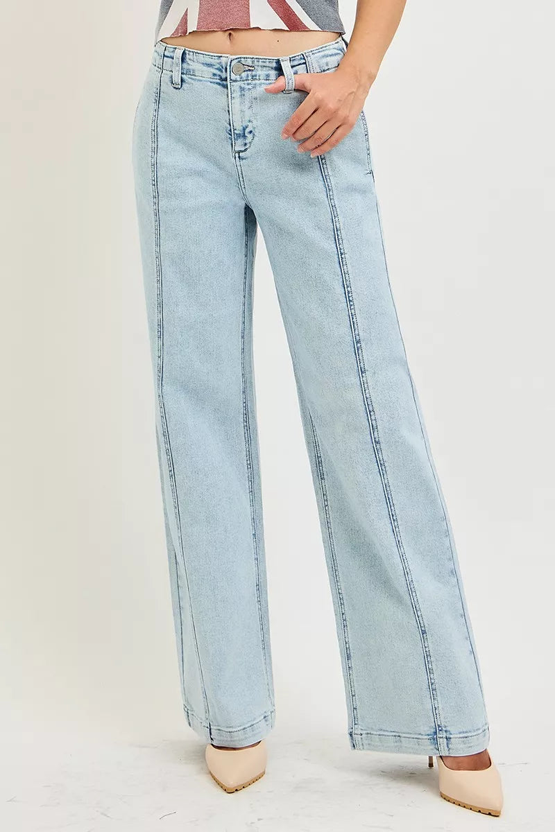 Slouchy Wide Leg Jeans — view 2