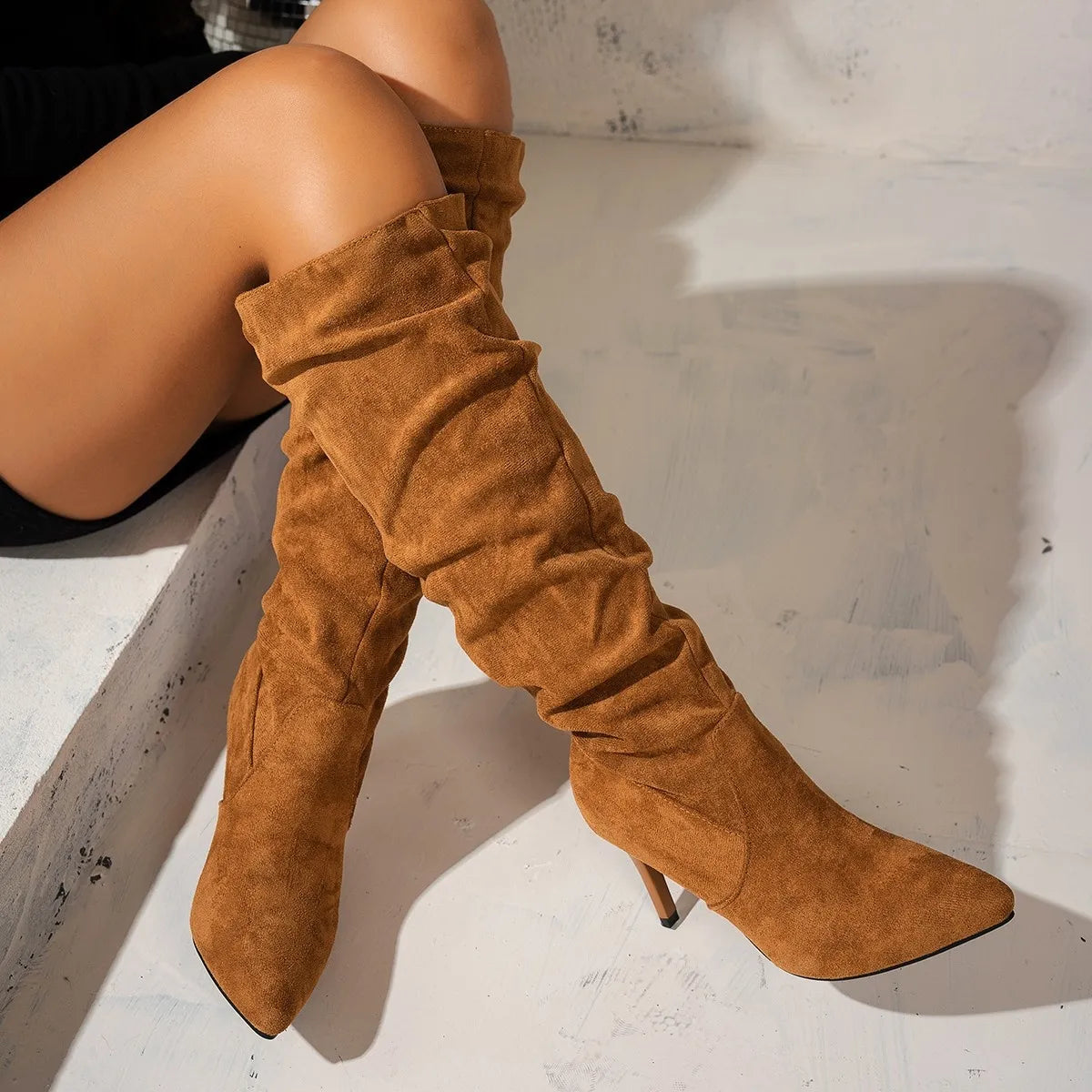 Point Toe Stiletto Boots — view 4