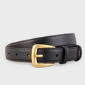 Skinny Gold Buckle Belt — view 3