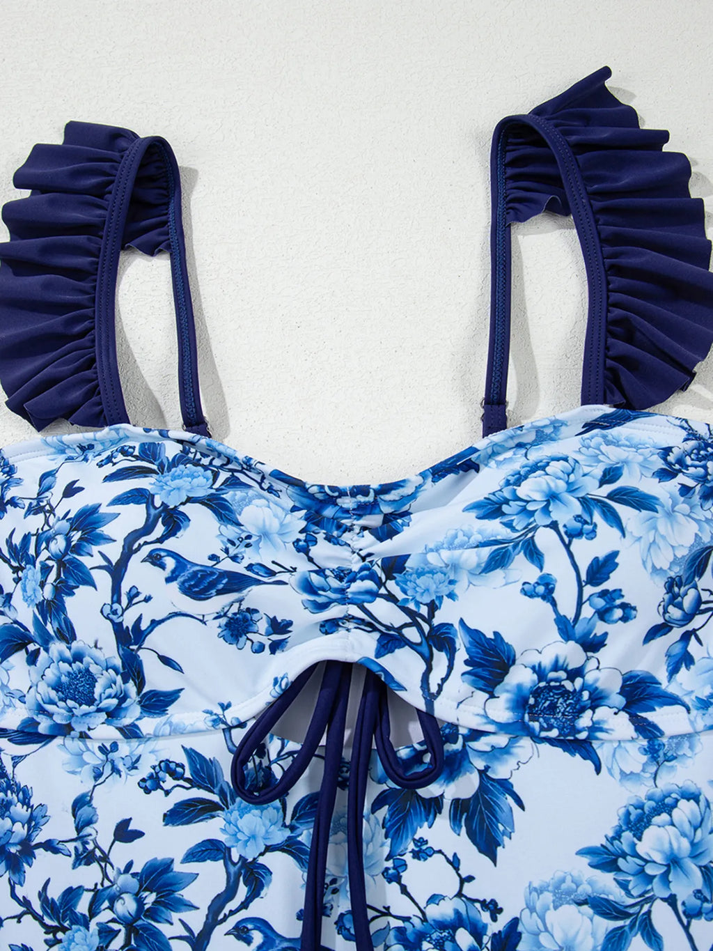 Cutout Ruffled One-Piece — view 9