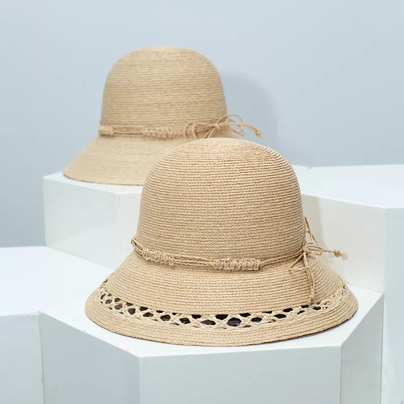 Straw Bucket Hat