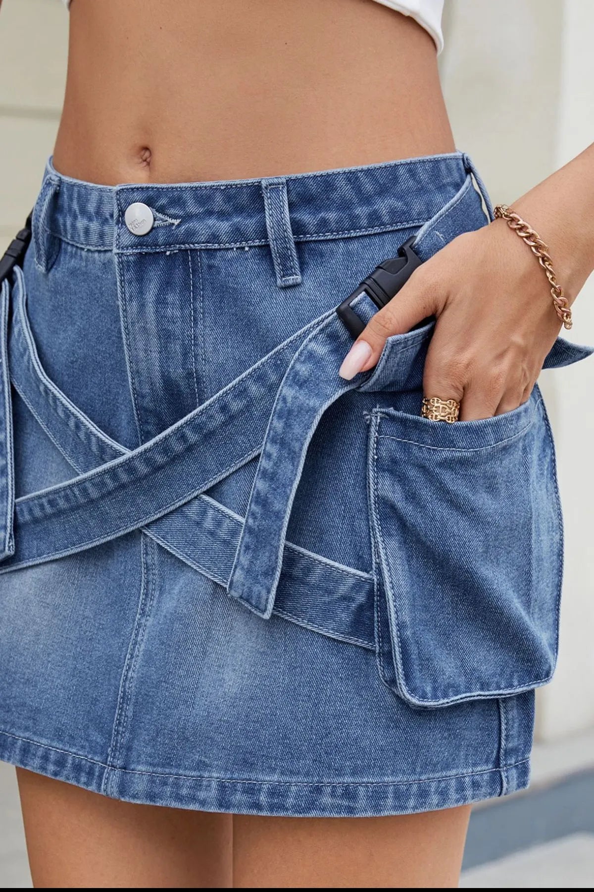 Criss-Cross Mini Skirt — view 3