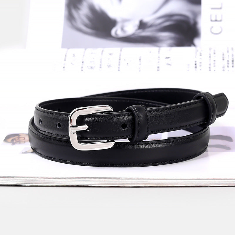 Skinny Classic Silver Belt