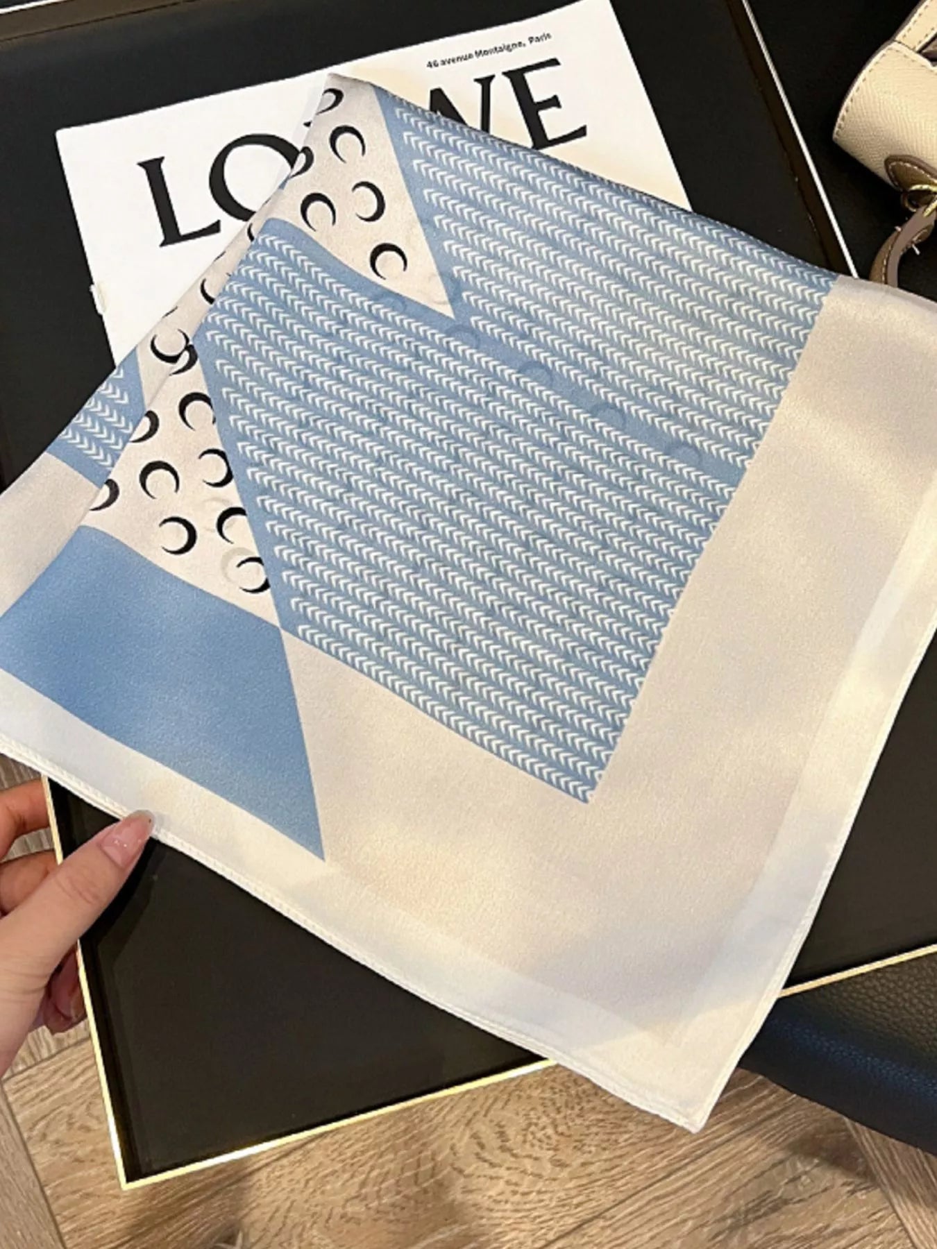 Printed Silk Scarf — view 2