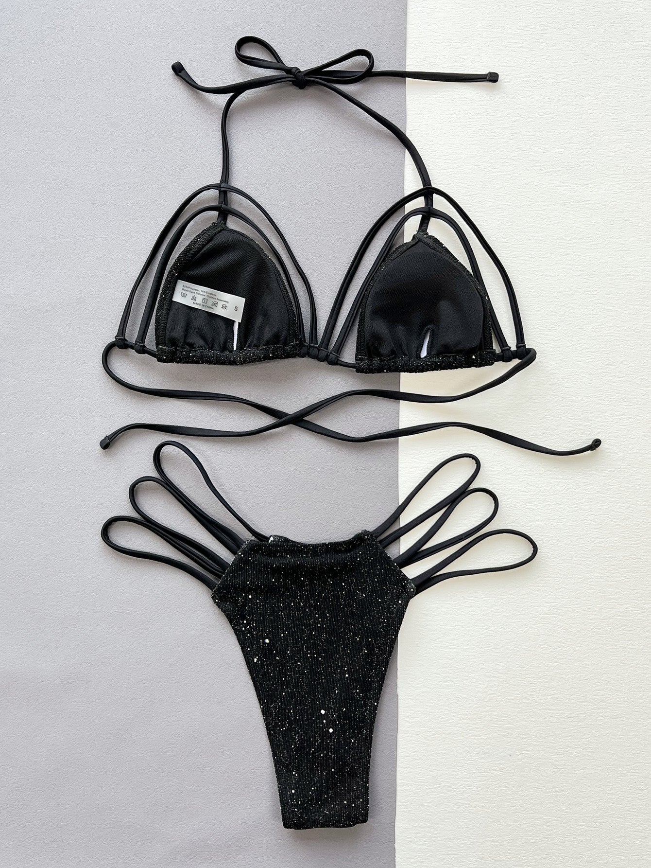 Glitter Strappy Bikini — view 4