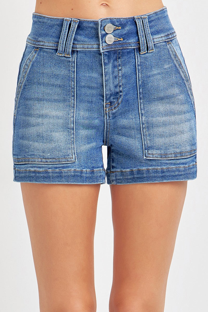 RISEN Patched Pocket Shorts — view 5