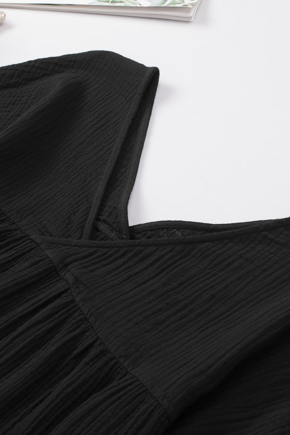 Dropped Shoulder V-Neck Blouse — view 19