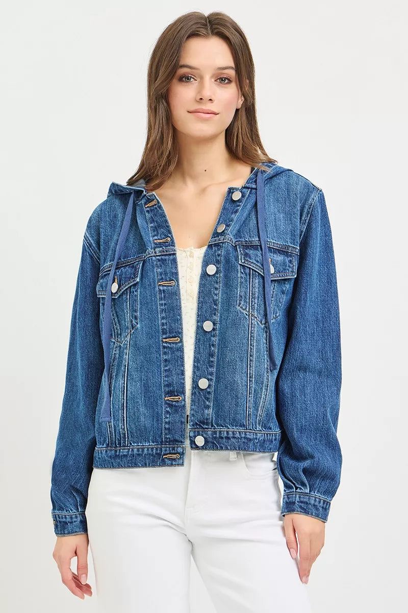 RISEN Hoodie Denim Jacket