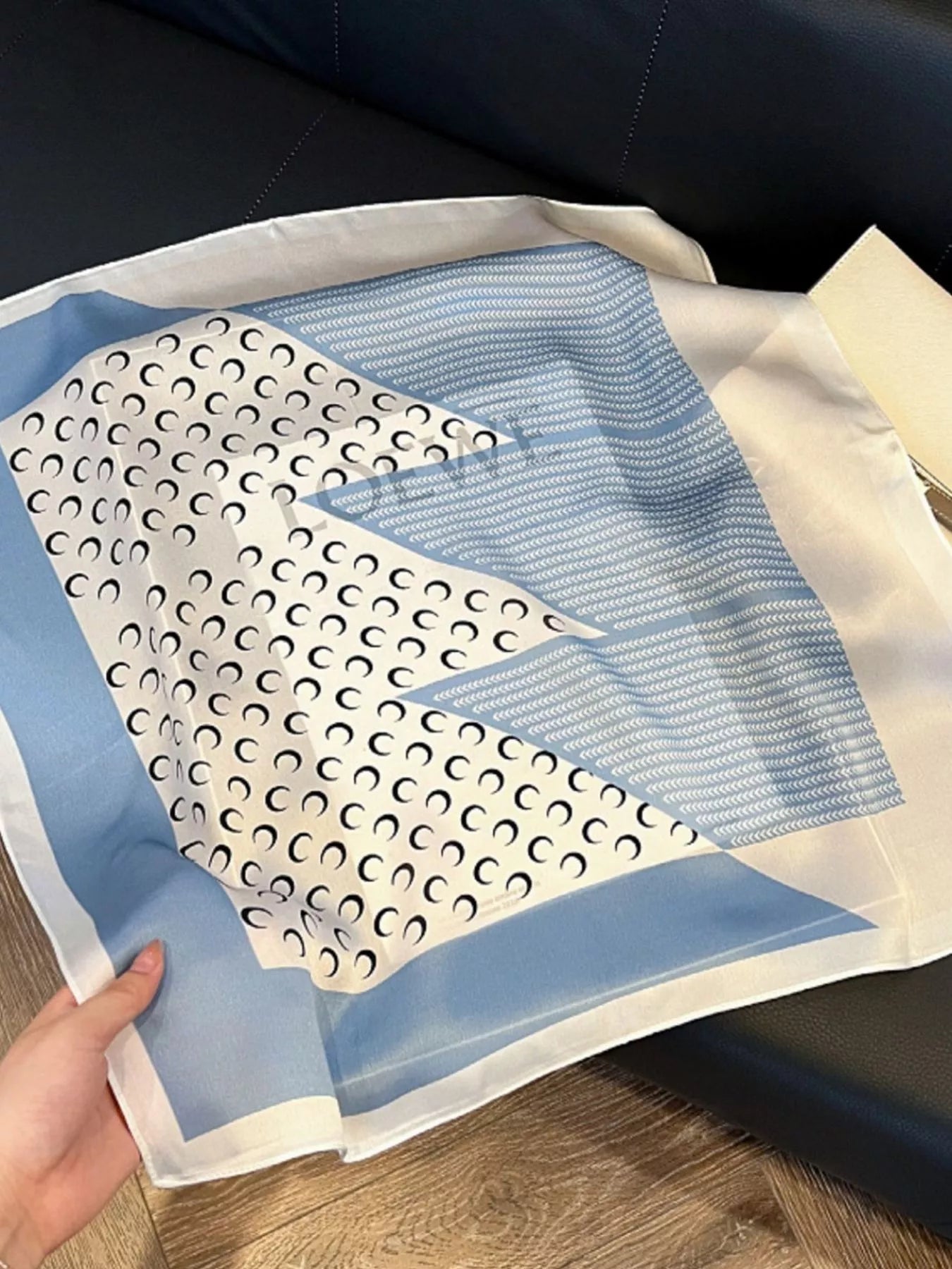 Printed Silk Scarf — view 4