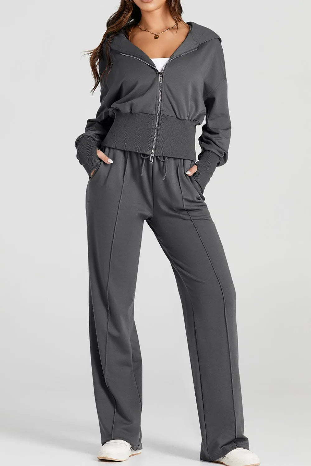 Zip-Up Hoodie Set — view 4