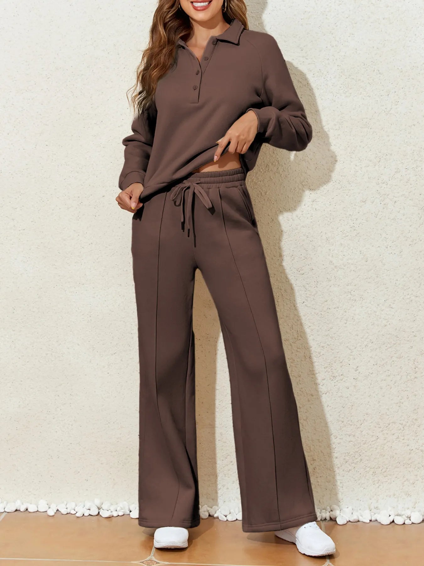 Collared Sweatshirt Set — view 8