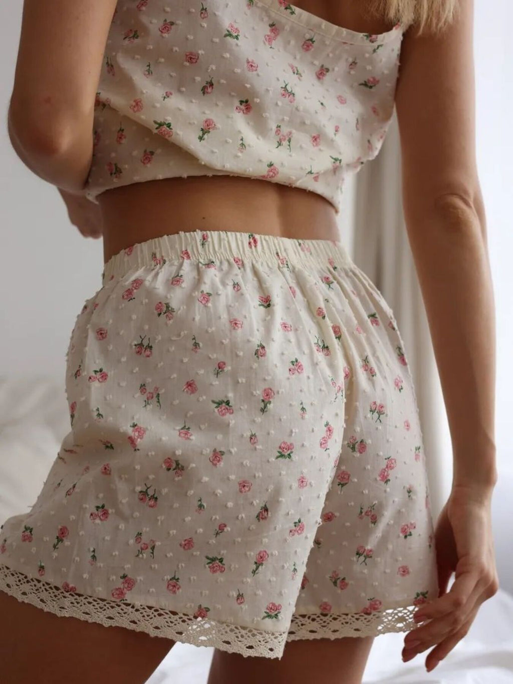 Floral Lace Cami & Shorts Set — view 5