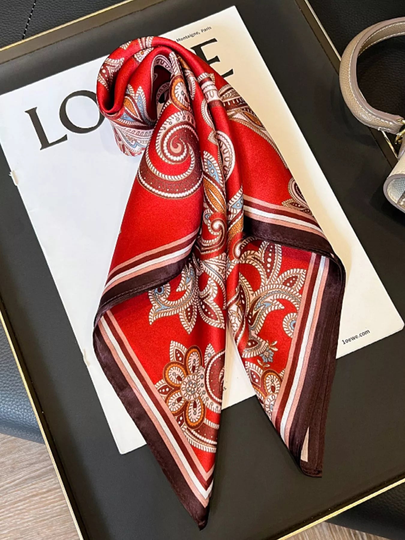 Vintage Paisley Scarf — view 3