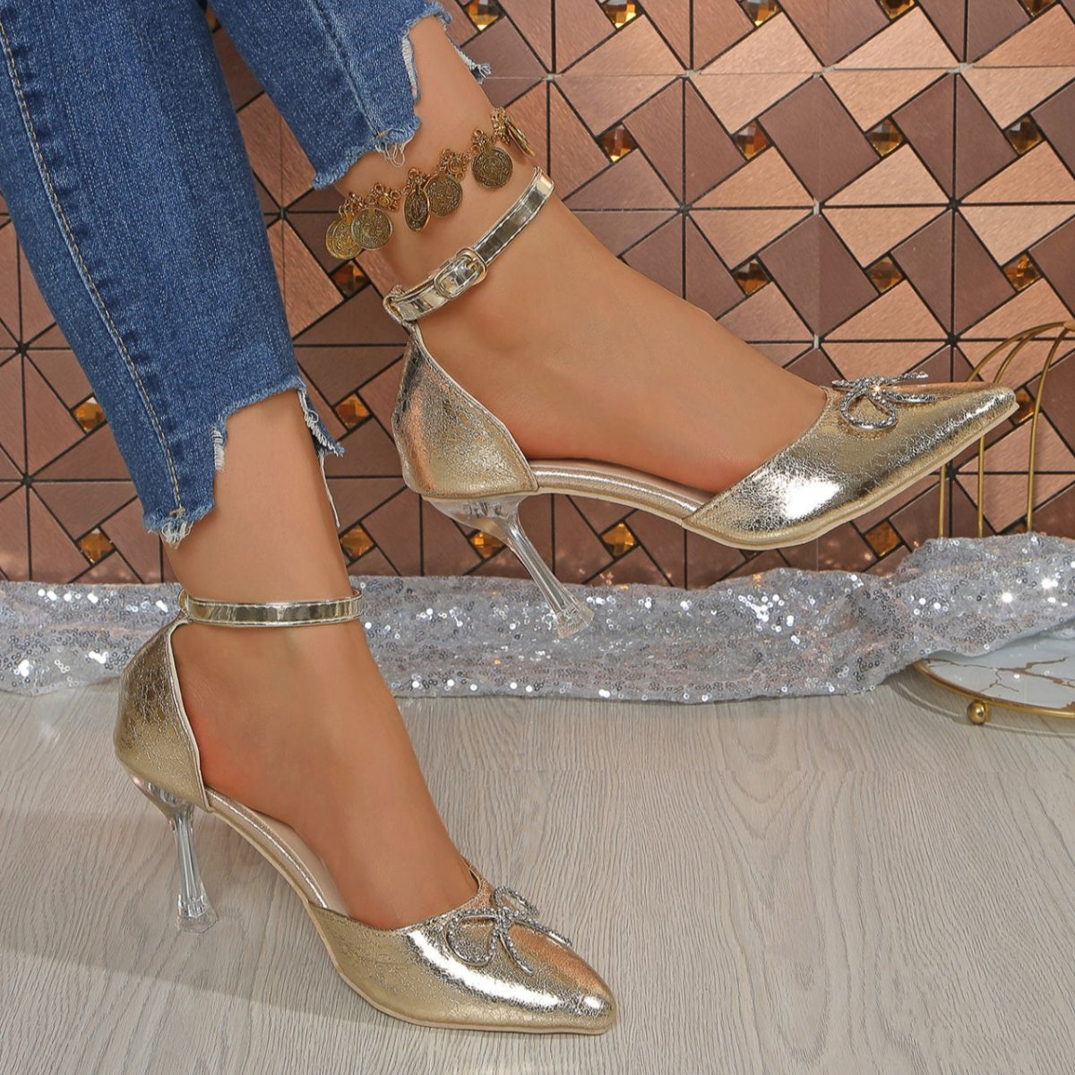 Bow Point Toe Pumps — view 3