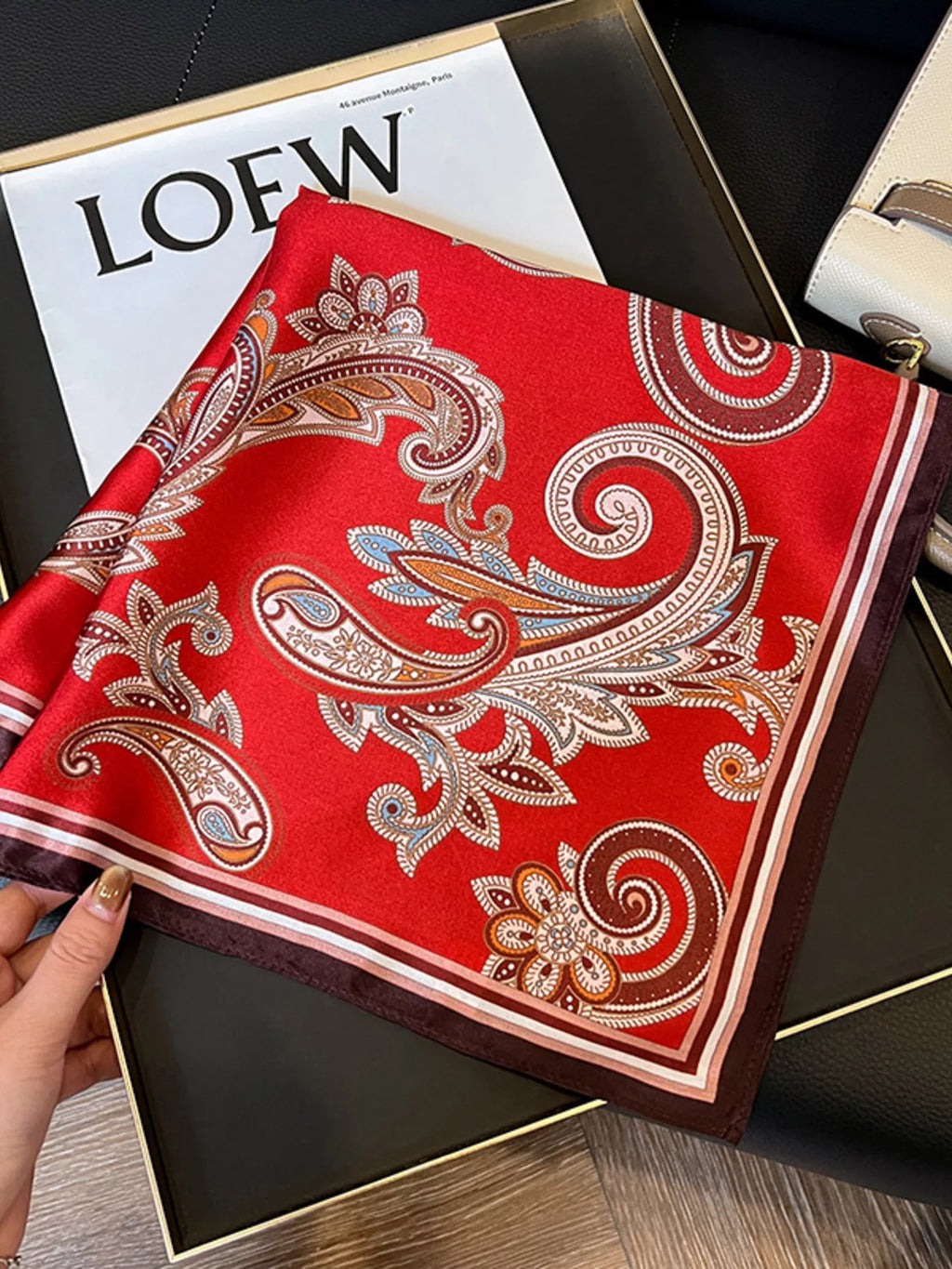 Vintage Paisley Scarf — view 5