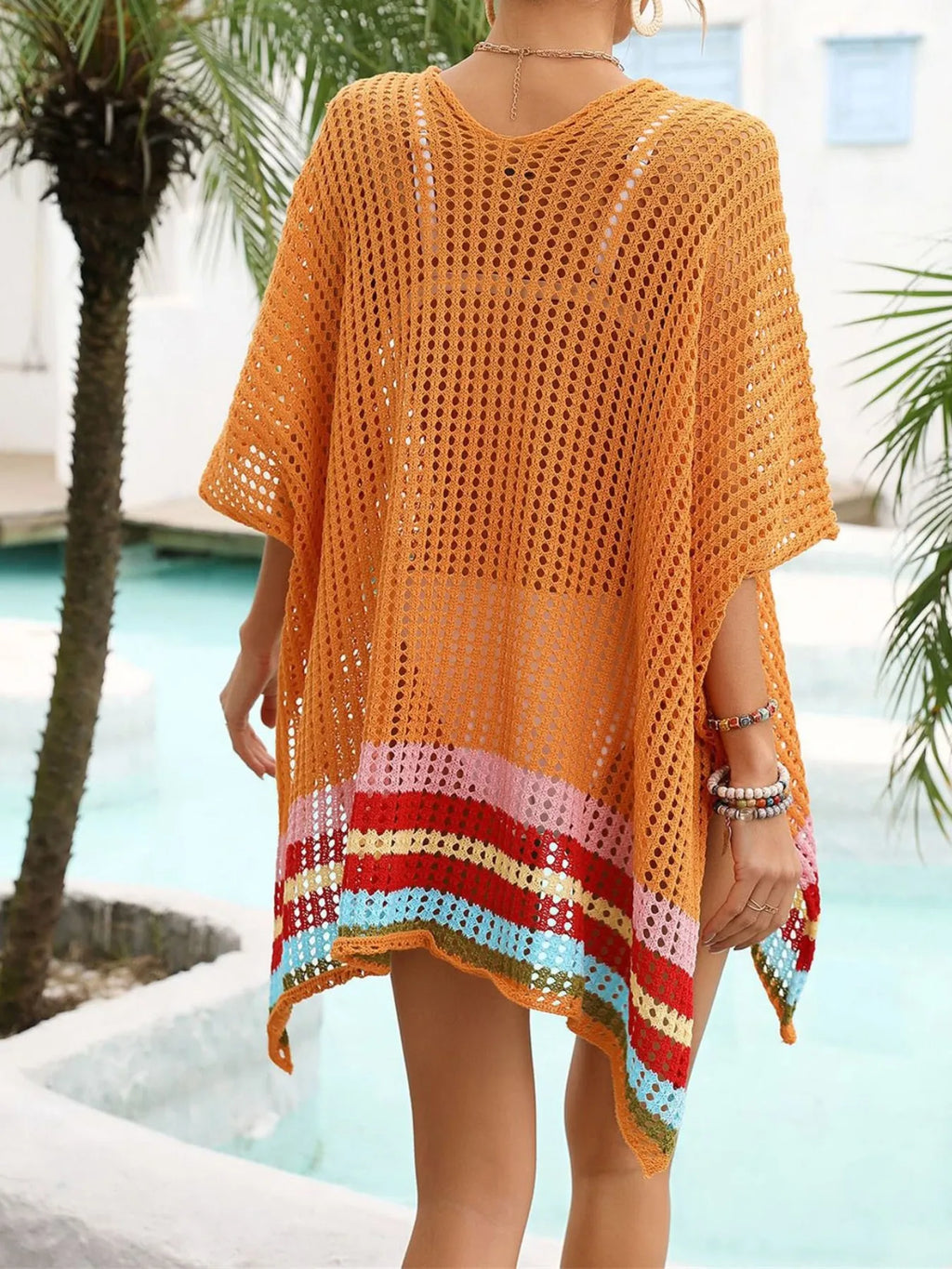 Crochet V-Neck Cover-Up — view 20