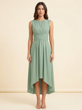 High-Low A-Line Dress — Front