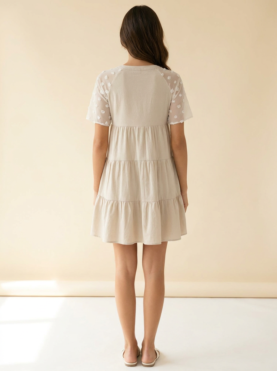 Swiss Dot Tiered Mini — Back