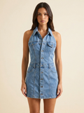 Sleeveless Mini Dress — Front