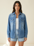 Washed Denim Shirt - view 1