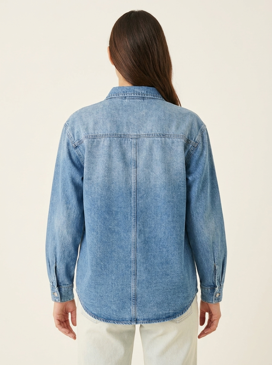 Washed Denim Shirt - view 3