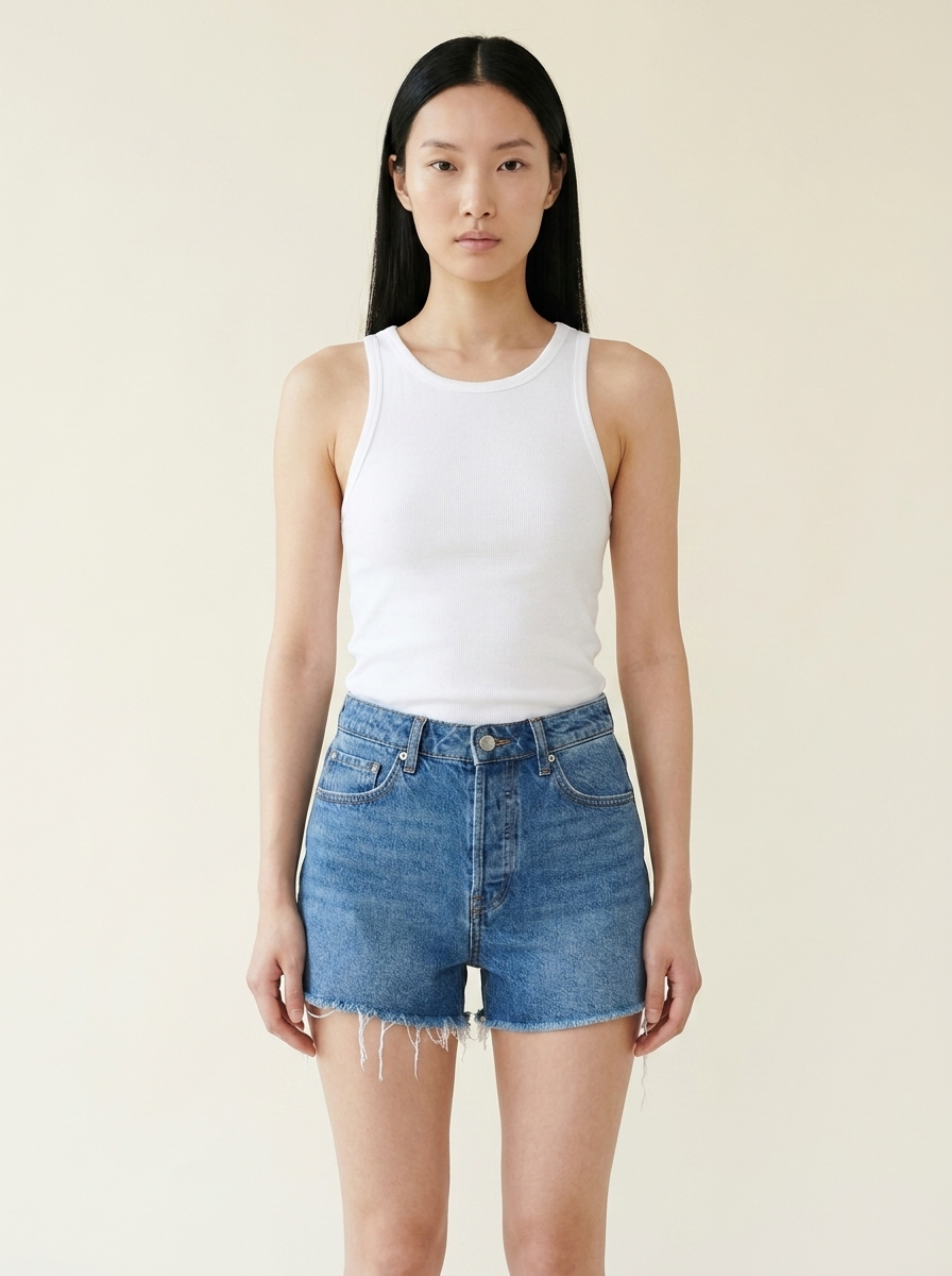 Frayed Hem Shorts - view 1