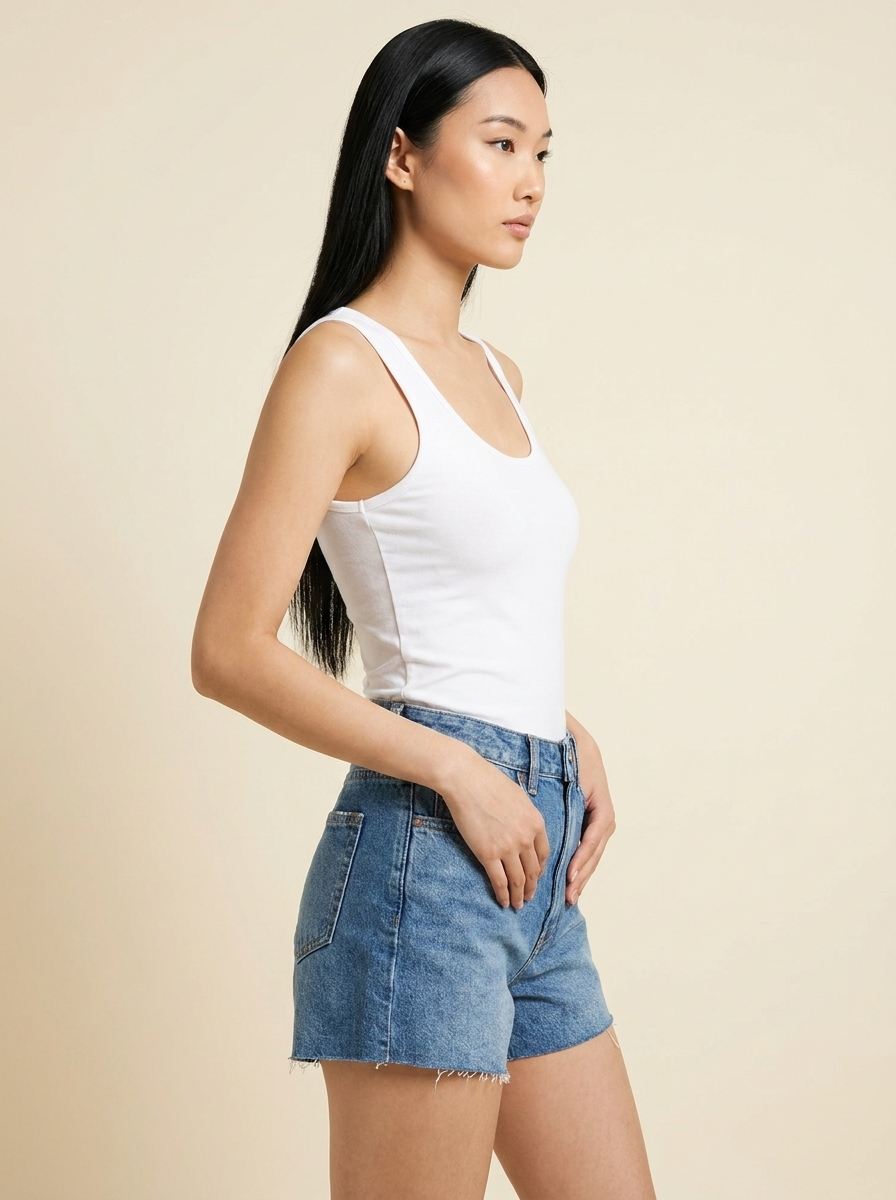 Frayed Hem Shorts - view 2