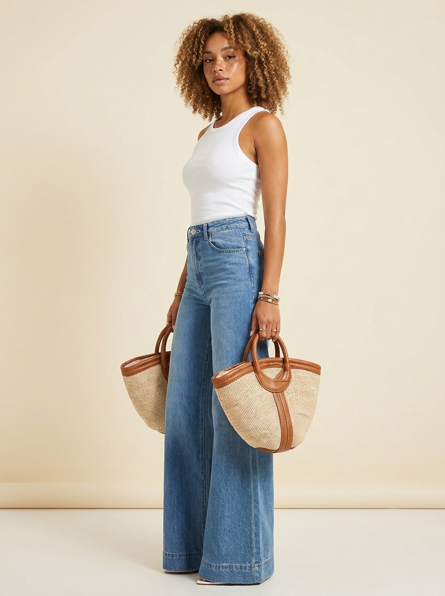 High Waist Wide Leg Jeans - view 2