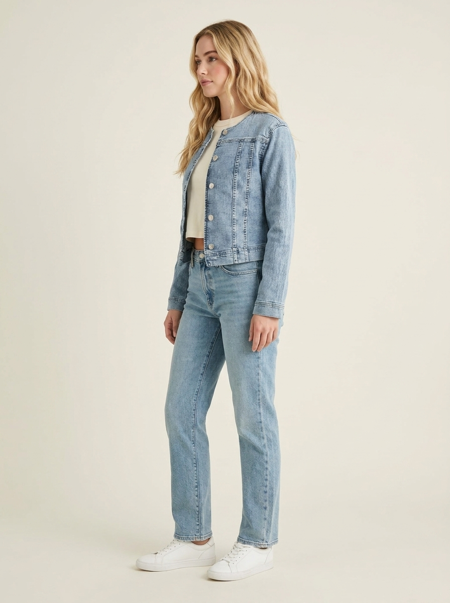 Classic Denim Jacket - Side