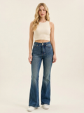 Tummy Control Flare Jeans - Front